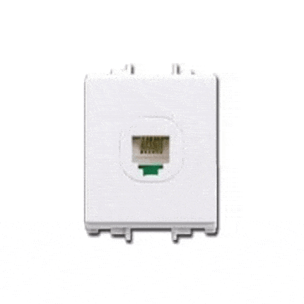 Ổ cắm mạng cat5e - cỡ M F50RJ5EM_WE_G19