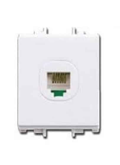 Ổ cắm mạng cat6e - cỡ M F50RJ8M6_WE_G19