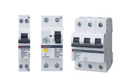 CẦU DAO TỰ ĐỘNG - aptomat 1P BH-D SERIES MitsubishiBHW-T4 1P C50, 50, 4.5kA