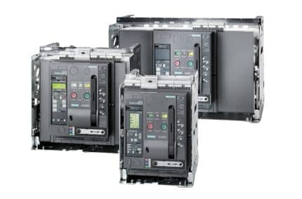Máy cắt không khí ACB 3P Siemens 3WL1232-3CB32-1AA2, 3200AT, 66kA